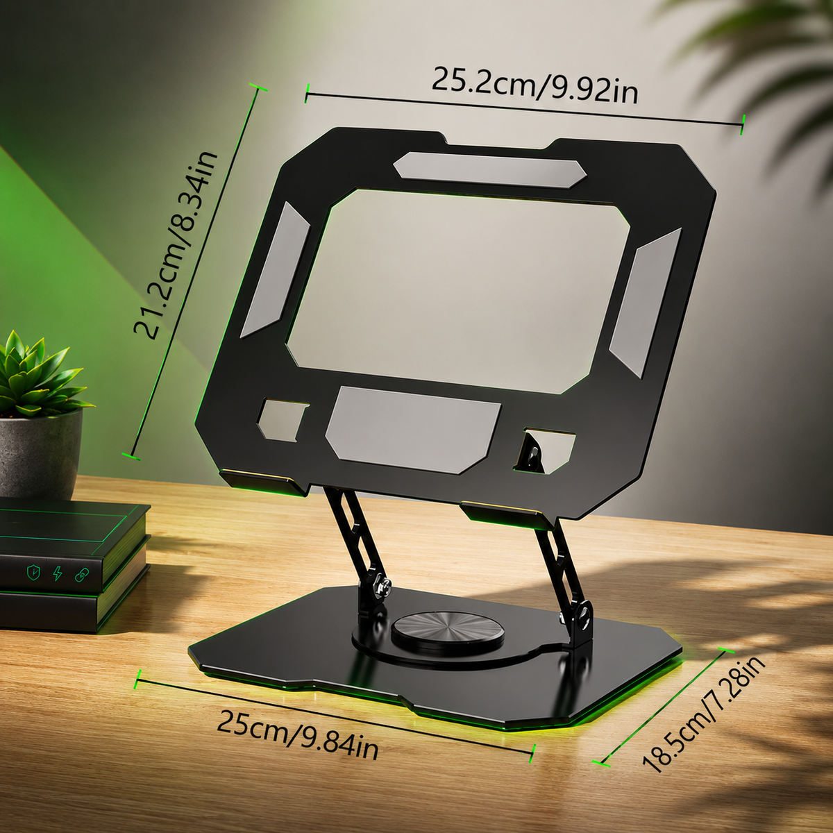 Support PC Portable 360° Pliable & Réglable