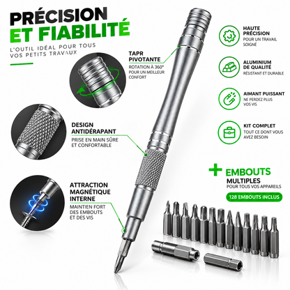 Kit de Réparation Électronique 128-en-1