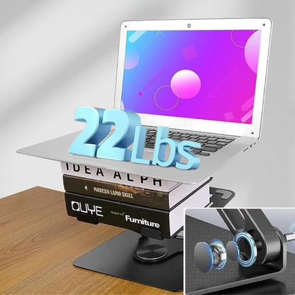 Support PC Portable 360° Pliable & Réglable