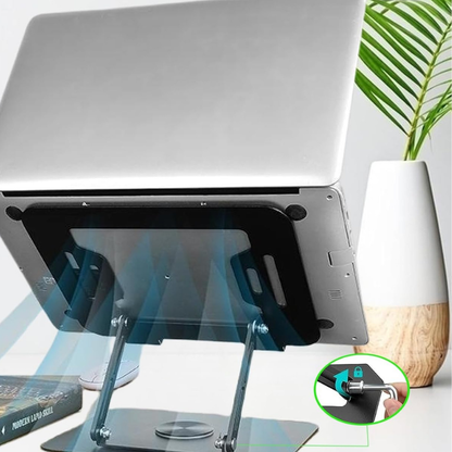 Support PC Portable 360° Pliable & Réglable