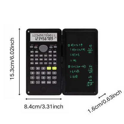 Calculatrice scientifique avec tablette d'écriture LCD