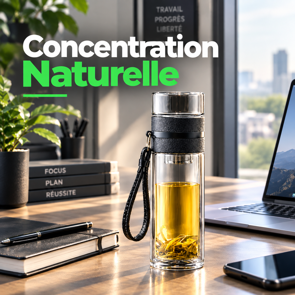 Bouteille Infuseur 2-en-1 –