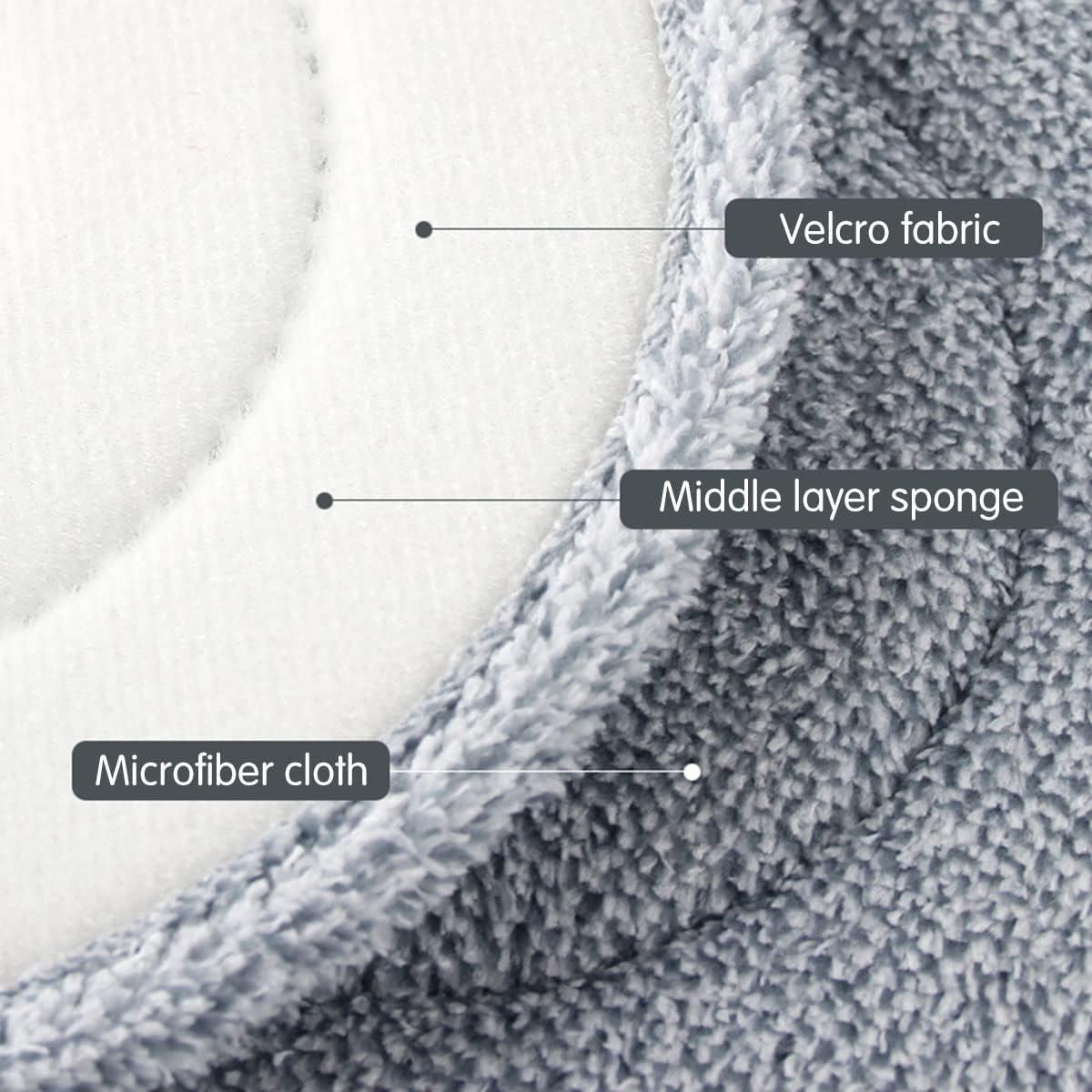 1 serpillière microfibre  pour vadrouille