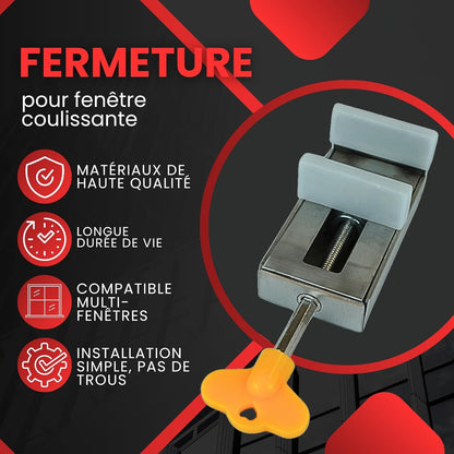 Verrou de Fenêtre – Sécurité Enfants & Anti-Intrusion