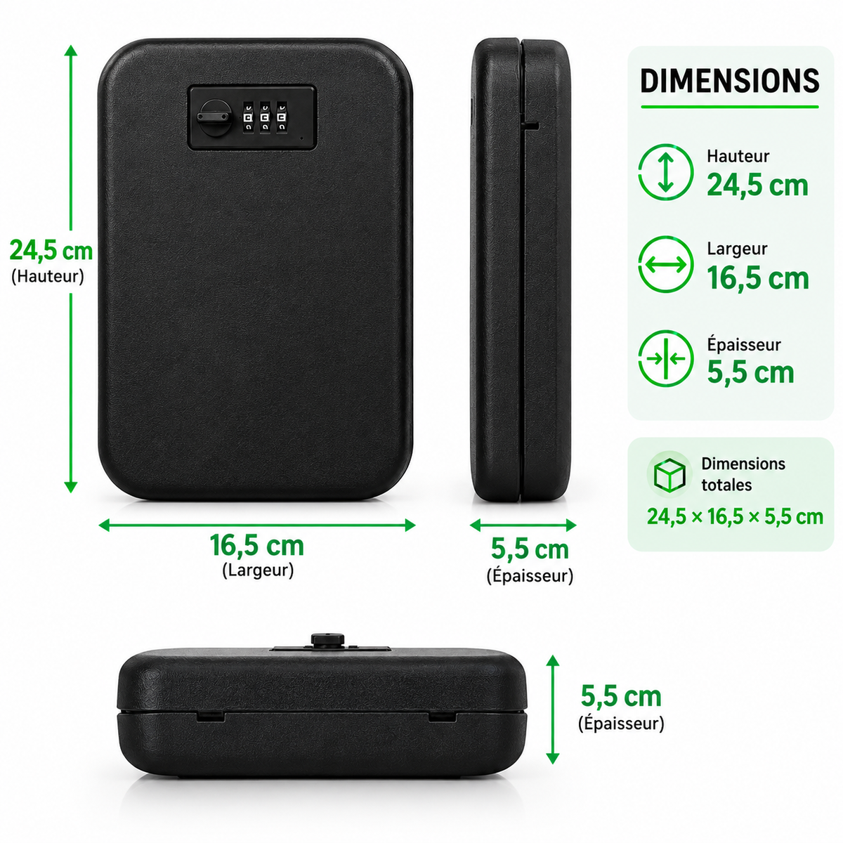 Coffre-Fort Portable à Combinaison