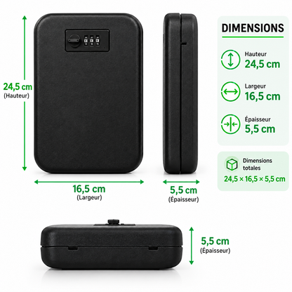 Coffre-Fort Portable à Combinaison