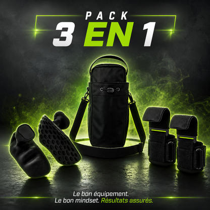 Pack Gym 3 en 1 – Grip, Puissance & Organisation