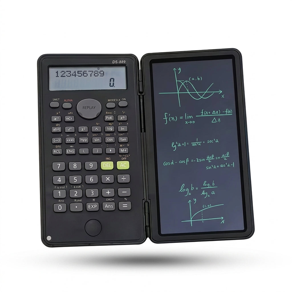 Calculatrice scientifique avec tablette d'écriture LCD