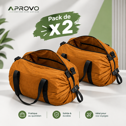 Pack 2 Sacs Pliables 20L – Pratiques & Compacts